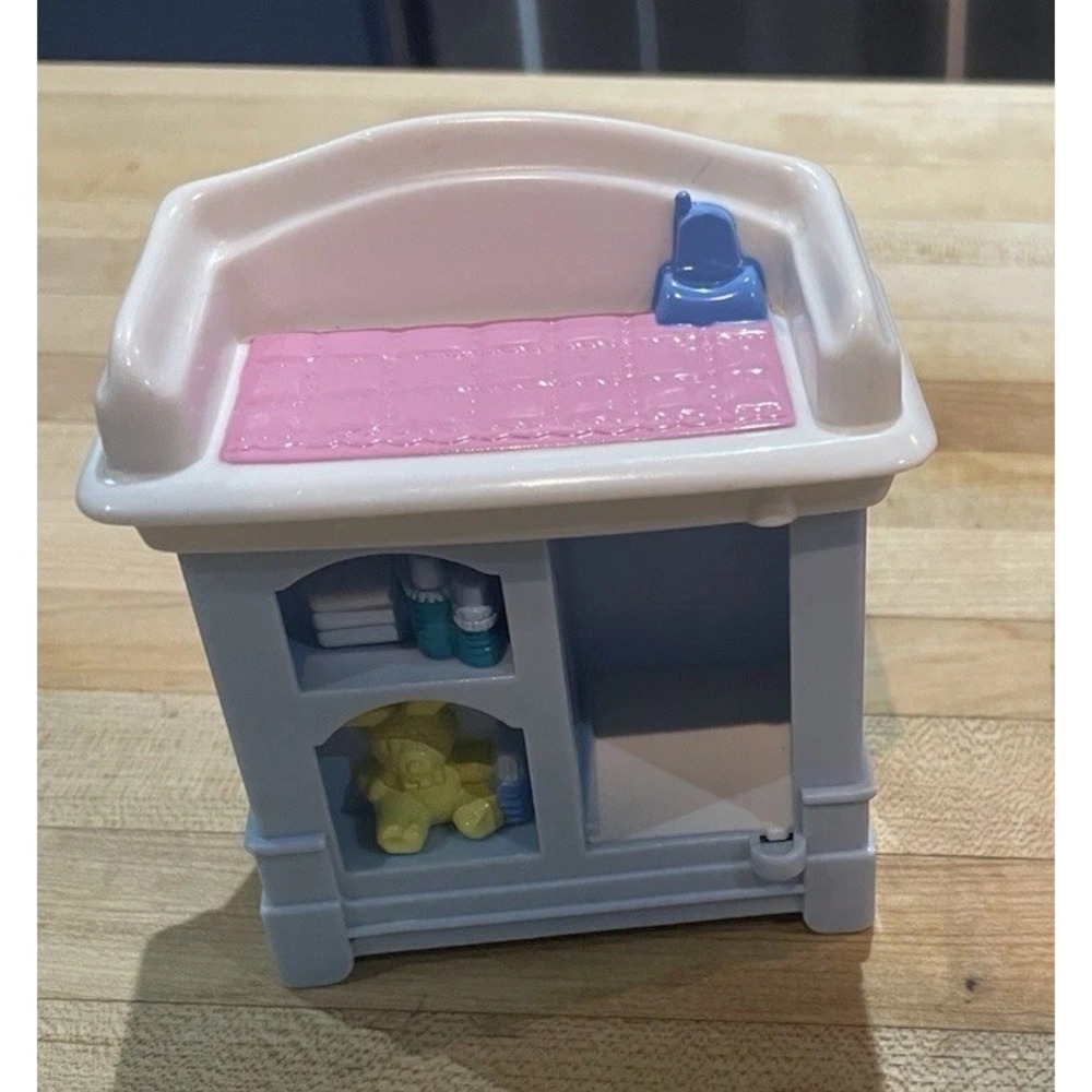 Fisher Price Loving Family Blue Changing Table